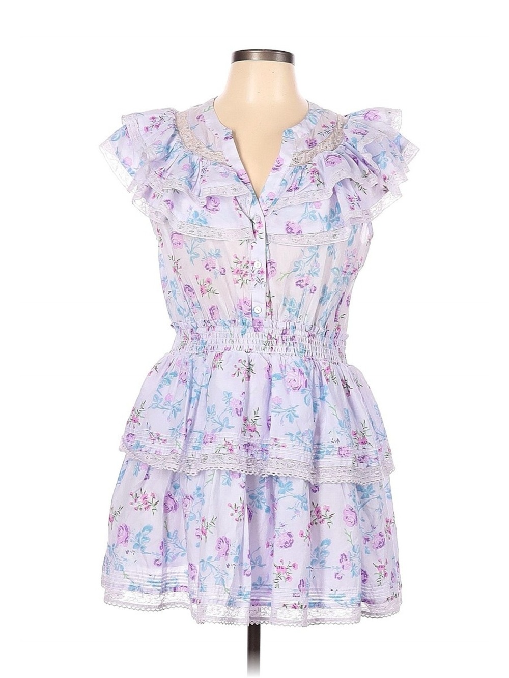 LoveShackFancy x Target Lou Double Ruffle Mini Dress - Picture 3 of 6